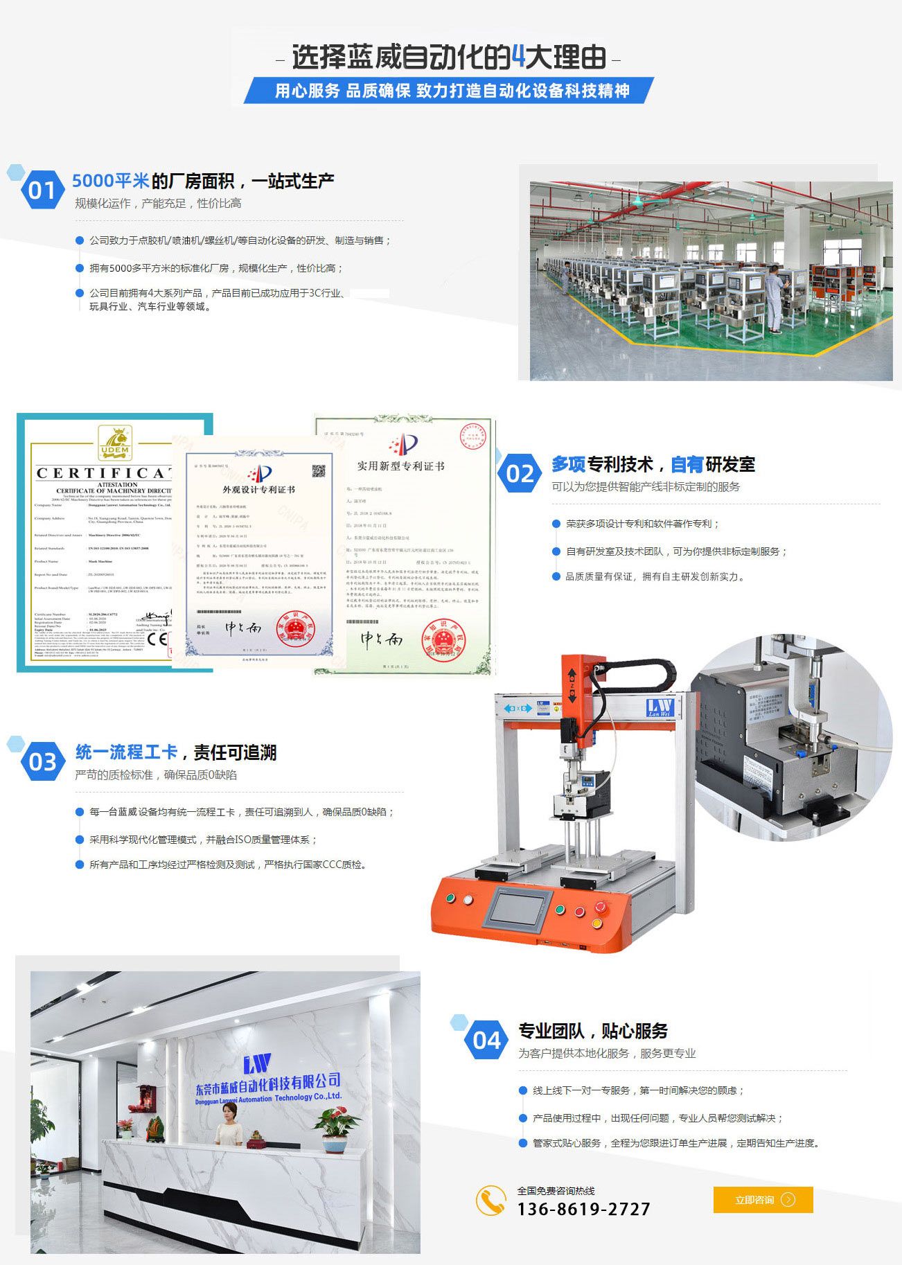 選擇藍威自動(dòng)化設備四大優(yōu)勢