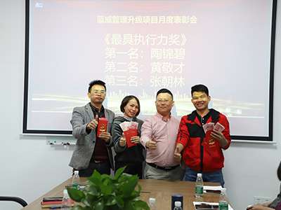 公司管理升級表彰大會